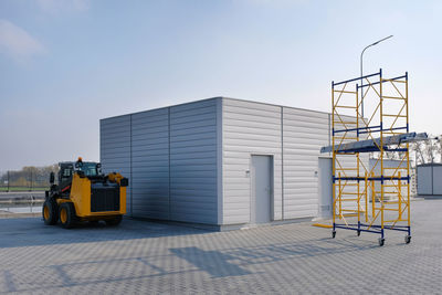 Low angle view of built structures