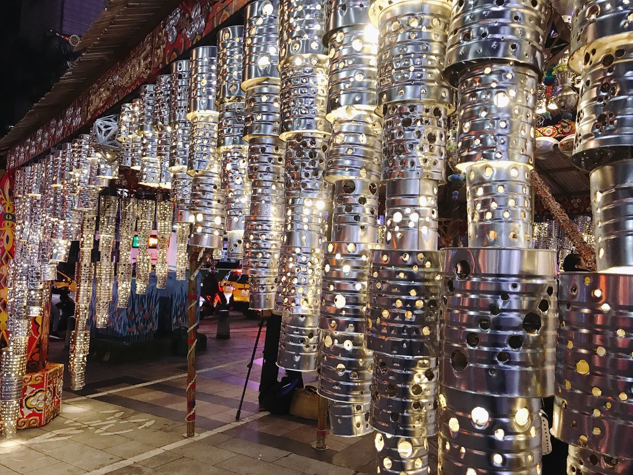 PANORAMIC VIEW OF MARKET STALL