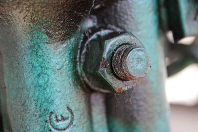 Close-up of rusty metal