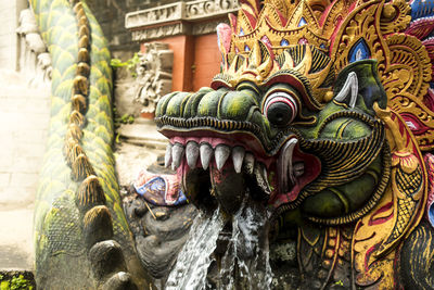 Sculpture of buddha statue in temple