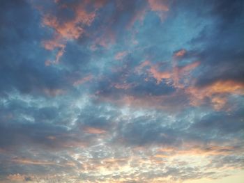 Low angle view of dramatic sky