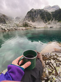 Cup of joe in the mountains