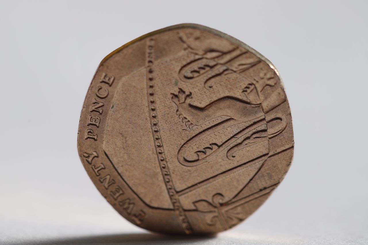 CLOSE-UP OF COIN