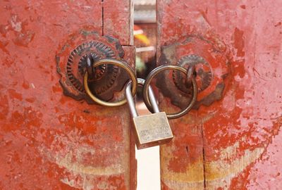 Close-up of rusty metal