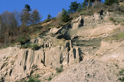 Scenic view of rocky mountains against sky