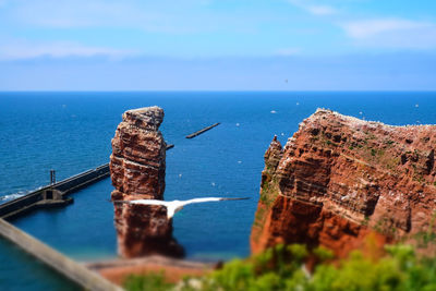 Panoramic view of sea against sky