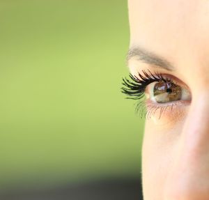 Cropped image of woman eye