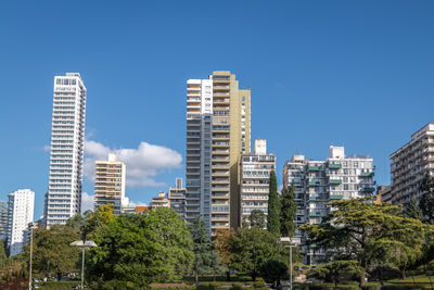 Buildings in city