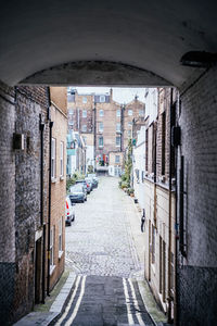 Street amidst buildings