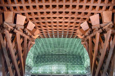 Low angle view of ceiling