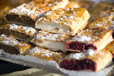 Close-up of cake in plate