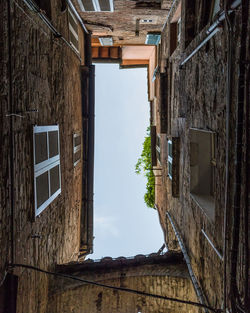 Low angle view of building against sky