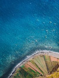 High angle view of swimming pool
