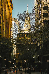 Low angle view of building against sky