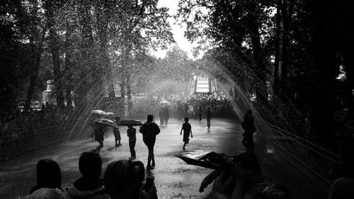 People enjoying in water