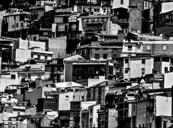 Full frame shot of residential buildings