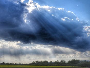 Scenic view of dramatic sky