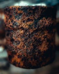 Close-up of rusty metal