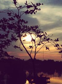 Scenic view of sky at sunset