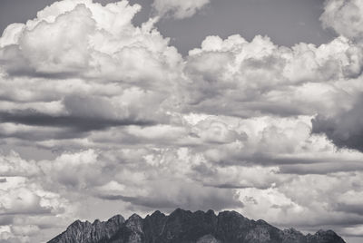 Mountain against sky