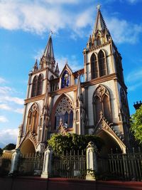 Low angle view of cathedral against sky