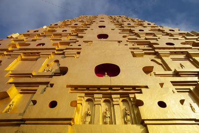 Low angle view of building against sky