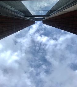 Low angle view of bridge against sky