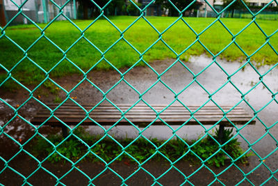 Full frame shot of chainlink fence