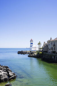 Lighthouse in farol de santa marta