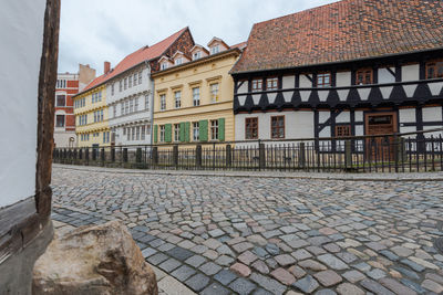 View of old building in city