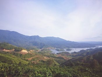 Scenic view of landscape against sky