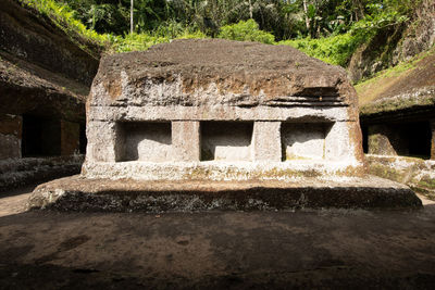 View of old ruin building