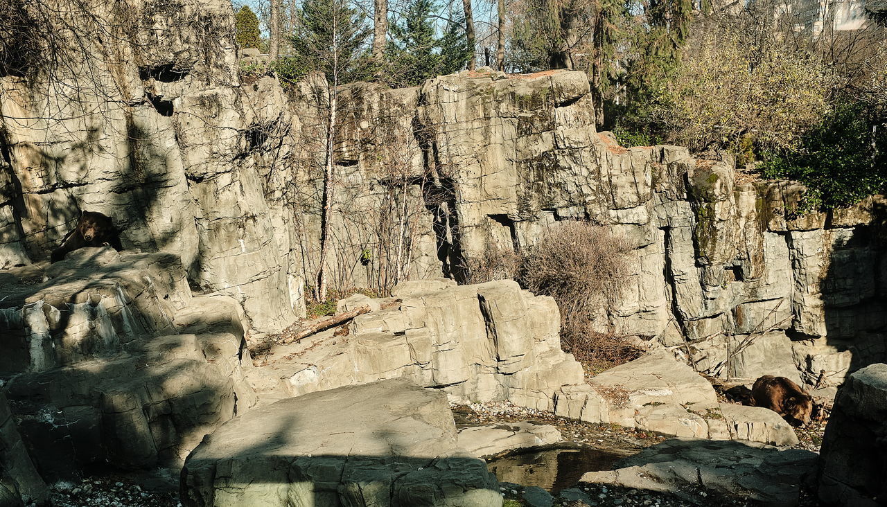 VIEW OF ROCK FORMATION ON LAND