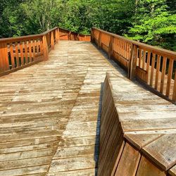 View of footbridge