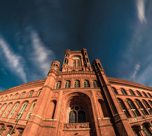 Low angle view of a temple