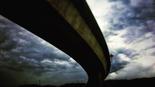 Low angle view of cloudy sky