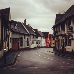 Built structures against sky