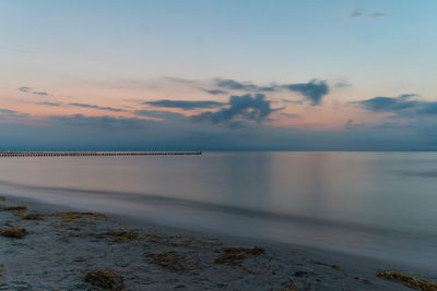 Scenic view of calm sea