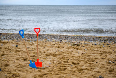 Scenic view of beach