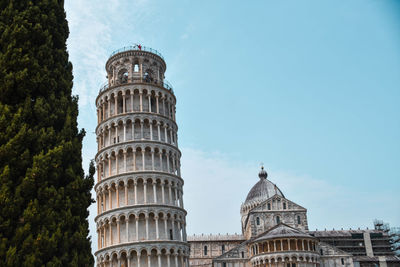 Low angle view of historic building against sky