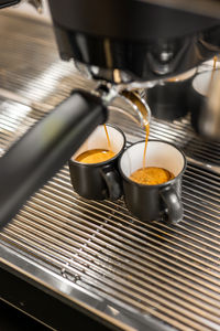 Close-up of coffee on table