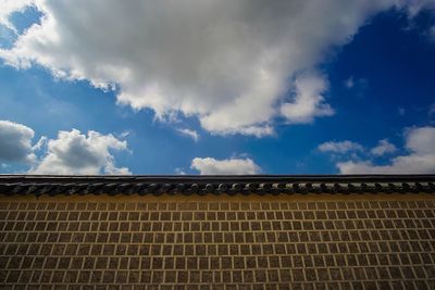 Low angle view of plants against the sky