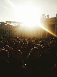 People at sunset