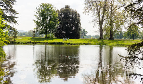 Scenic view of lake