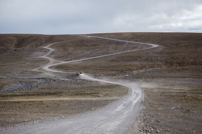 Road passing through landscape