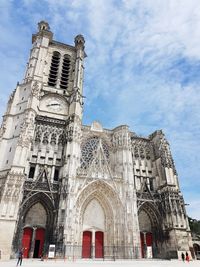 Low angle view of cathedral against sky