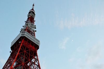 Low angle view of tokyo tower