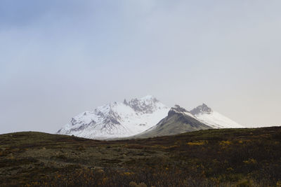 Skaftafell national park mountain landscape