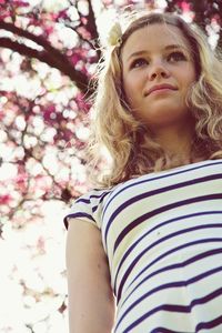 Portrait of young woman