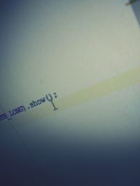 Close-up of text on paper